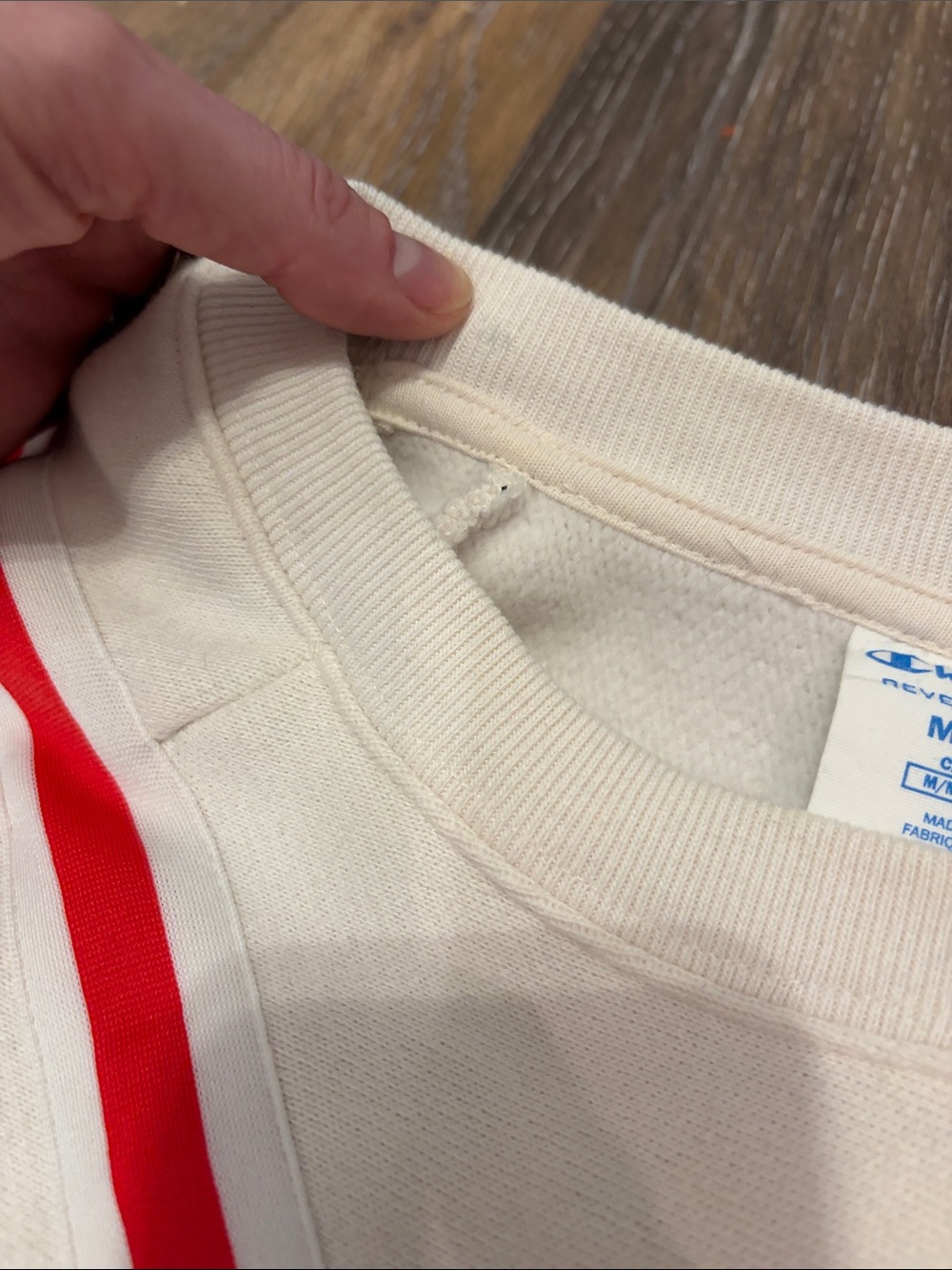 Champion Reverse Weave Diagonal Colorblock Sweatshirt - Picture 4 of 7